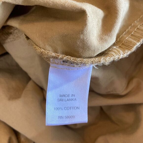 Casuals Roundtree & Yorke Flat Front Chino Shorts 40”x11” Gold - Picture 6 of 11